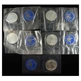 (5) 40% SILVER EISENHOWER DOLLARS