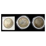 1921 P,S,D MORGAN DOLLARS