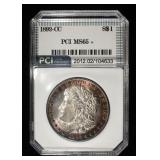 1892-CC MORGAN DOLLAR PCI GEM BU