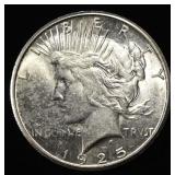1925-S PEACE DOLLAR BU