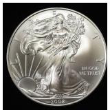 2008 AMERICAN SILVER EAGLE