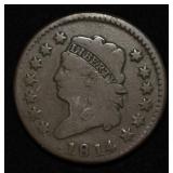 1814 CLASSIC HEAD LARGE CENT FINE CROSSLET 4