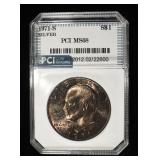 1971-S EISENHOWER PCI SILVER SUPERB GEM+ BU