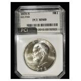 1972-S EISENHOWER DOLLAR SILVER PCI SUPERB GEM+ BU