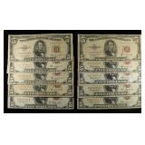 (10) $5 RED SEAL NOTES
