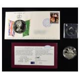 (3) 92.5% STERLING FOREIGN COINS