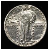1926-S STANDING LIBERTY QUARTER CH BU