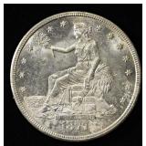 1877-CC TRADE DOLLAR BU
