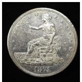 1874-CC TRADE DOLLAR BU