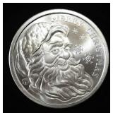 2025 1 OZ .999 SILVER CHRISTMAS ROUND