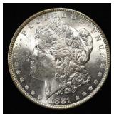 1881 MORGAN DOLLAR CH BU
