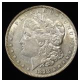 1878 7TF REV. 79 MORGAN DOLLAR AU
