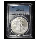 2013 AMERICAN SILVER EAGLE PCGS MS70