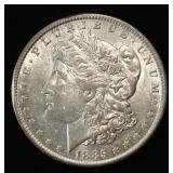 1885-O MORGAN DOLLAR AU/BU COLOR REV.