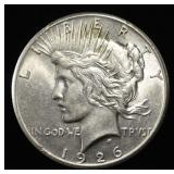 1926 PEACE DOLLAR BU