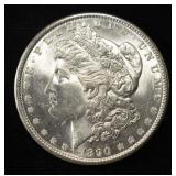 1890 MORGAN DOLLAR CH/GEM BU