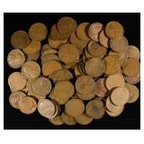 (86) D&S MINT WHEAT CENTS FROM THE 20'S