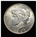 1927-S PEACE DOLLAR BU
