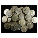 (40) 40% SILVER KENNEDY HALF DOLLARS