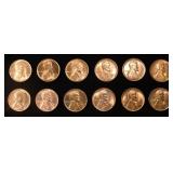 (12) 1930'S WHEAT CENTS BU