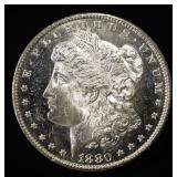 1880-S MORGAN DOLLAR CH BU DMPL