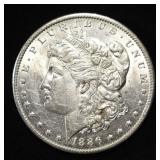 1886-O MORGAN DOLLAR BU RIM BUMP