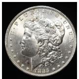 1885 MORGAN DOLLAR CH BU