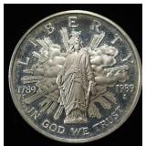 1989-S 90% SILVER COMMEM DOLLAR PR
