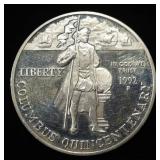 1992-P 90% SILVER COMMEM DOLLAR PR