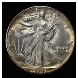 1941-D WALKING LIBERTY HALF DOLLAR CH BU