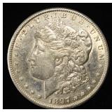 1897-S MORGAN DOLLAR AU