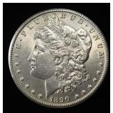 1890-CC MORGAN DOLLAR AU/BU