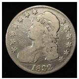 1832 BUST HALF DOLLAR FINE
