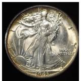 1943-S WALKING LIBERTY HALF DOLLAR CH BU