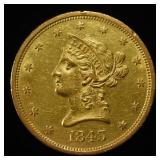 1843-O $10 LIBERTY GOLD BU