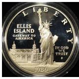 1986-S 90% SILVER COMMEM DOLLAR PR