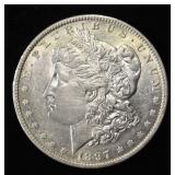 1897-O MORGAN DOLLAR CH AU
