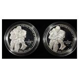 (2) 2011-P 90% SILVER $1 MEDAL OF HONOR PR COMMEMS