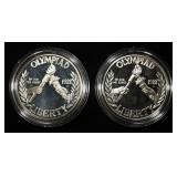(2) 1988-S $1 SEOUL OLYMPIAD PR COMMEMS
