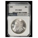 1885 MORGAN DOLLAR PCI SUPERB GEM BU