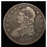 1832 BUST HALF DOLLAR VF