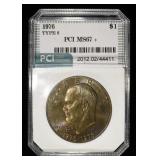 1976 TYPE 2 EISENHOWER DOLLAR PCI SUPERB GEM BU