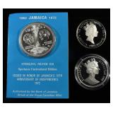 (3) 92.5% STERLING SILVER FOREIGN COINS