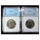 1977 & 1979-D KENNEDY HALVES NNC SUPERB GEM BU