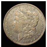 1886-O MORGAN DOLLAR VF