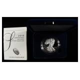 2018-W PROOF AMERICAN SILVER EAGLE OGP