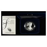2017-W PROOF AMERICAN SILVER EAGLE OGP