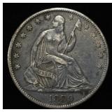 1859-O SEATED LIBERTY HALF DOLLAR VF