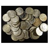 (40) 40% SILVER KENNEDY HALF DOLLARS