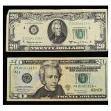 (2) $20 STAR NOTES